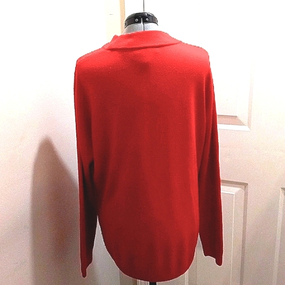 Allison Daley Red Sweater.     Size XL/TG - Picture 4 of 5